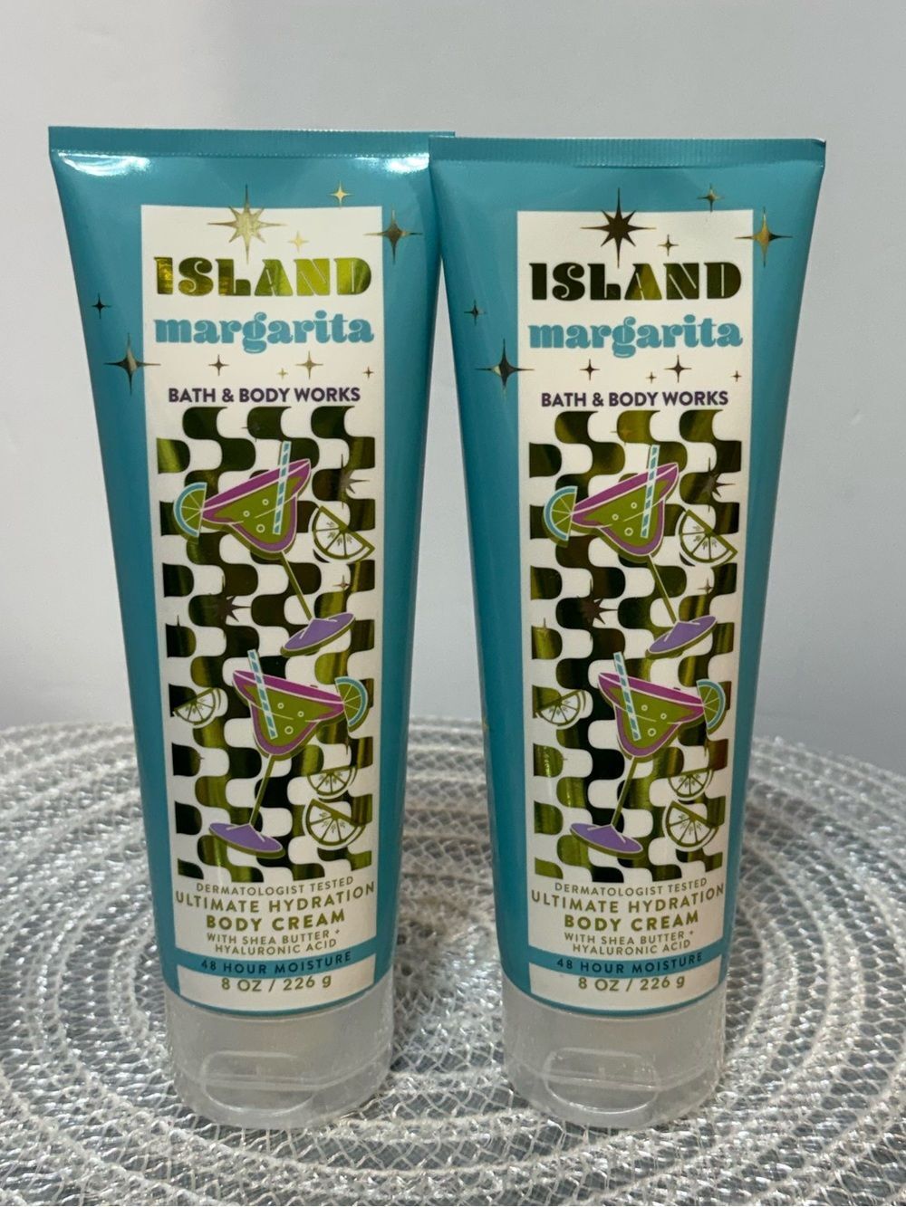 BBW Island Margarita Body Cream Set of 2 NWT